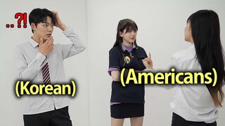 AMERICAN Habits ASIAN May Not Understand  (Korean And American Teen Reaction)