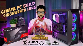 RAKK SINAYA Php 50-55K SULIT 3D/Editing/Gaming PC Build ft Aorus RX 5700 XT AMD Ryzen 5 3500X 2020