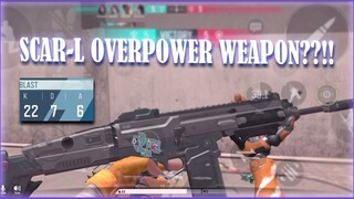 SCAR-L OVERPOWER WEAPON?! EASY KlLL WITH THIS RIFLE !! | HYPER FRONT PRO RANKED GAMEPLAY