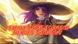 LONUX IS THE BEST 😱 FEMALE MOBILE LEGEND HEROES SINGING?😱