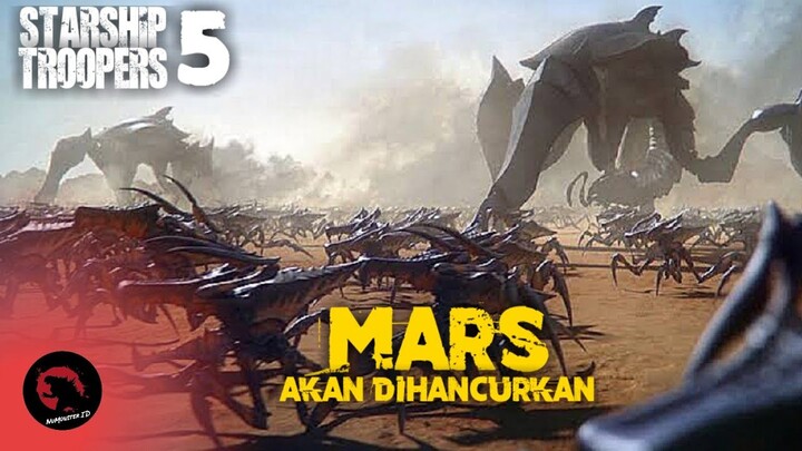 TIBA2 AJA MARS DISERBU SERANGGA | ALUR CERITA FILM Starship Troopers Traitor Of Mars