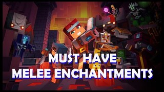 MY FAVORITE MELEE ENCHANTMENTS - Minecraft Dungeons