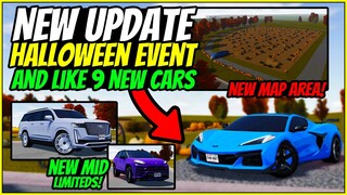 HUGE UPDATE 16+ NEW CARS!! - HALLOWEEN EVENT! - Greenville Roblox