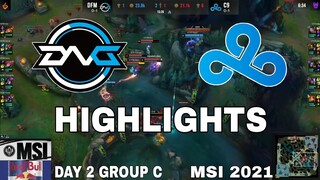 Highlights C9 vs DFM MSI 2021 Day 2 Group C Cloud9 vs Detonation FocusMe