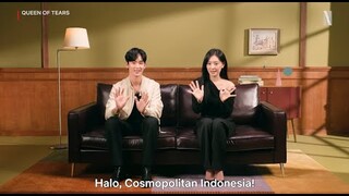 OMG, Kim Soo Hyun & Kim Ji Won Says Hi To Cosmo Indonesia! | Queen of Tears