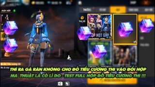 Free Fire Đồ tiểu cương thi quay lại nhưng không phải đổi hộp ma thuật- Test Full hộp Tiểu cương thi