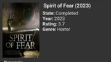 spirit of fear 2023 by eugene