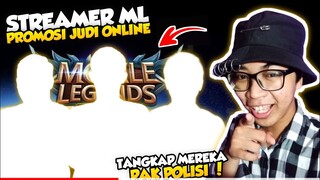 STREAMER MOBILE LEGENDS DI GIFT SAMA ADMIN SLOT JUDI HAR4M !! TANGKAP AJA PAK POL !!