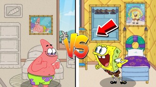 Rumah Spongebob VS Patrick Di TocaBoca!