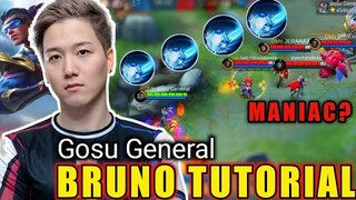 Bruno Tutorial by Gosu General | Mobile legends Bang Bang