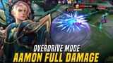 OVERPOWER | AAMON Jungler Full Damage | Overdrive Mode Mobile Legends: Bang Bang