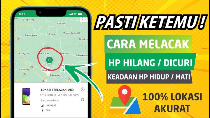 CARA MELACAK HP HILANG DALAM KEADAAN MATI DENGAN IMEI, EMAIL, NOMOR TELEPON