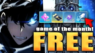 GAME OF THE MONTH!! CLAIM FREE REWARDS NOW & USE THEM WISELY!! also COMMENTS! (Solo Leveling Arise)