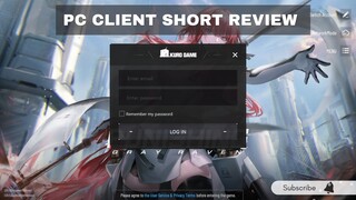[Punishing: Gray Raven] PC Client First Beta Test Short Overview