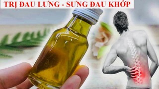 TRỊ ĐAU LƯNG, SƯNG ĐAU KHỚP - KHỚP KÊU LỤP CỤP, Thoái Hóa. BIẾT SỚM ĐỂ KHÔNG ĐAU NHỨC