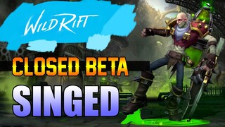 WILD RIFT CLOSED BETA - SINGED HIGHLIGHTS