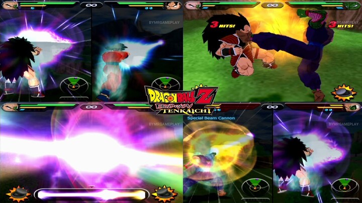 💥 Choque de Poderes Piccolo y Goku vs Raditz | Dragon Ball Z: Budokai Tenkaichi 1