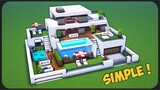 Cara Membuat Rumah Modern Simple 3 Lantai ! || Minecraft Modern Pt.87