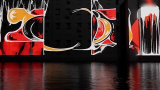 Frame-by-frame hand-painted animation "Light" building projection mapping Chongqing Light Festival