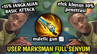 MALEFIC GUN BIKIN USER MARKSMAN FULL SENYUM ‼️🤫