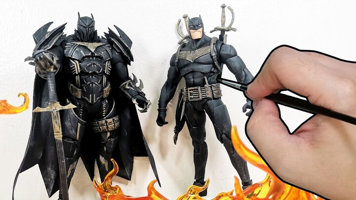 How to customize Batman vs Azrael. Mcfarlane Toys. action figure.