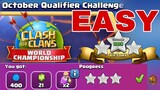 CÁCH ĐÁNH 3 SAO THỬ THÁCH VÒNG LOẠI Tháng 10 - EASILY beat Clash Worlds October Qualifier Challenge