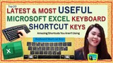 TOP 20 MOST USEFUL MICROSOFT EXCEL KEYBOARD  SHORTCUT KEYS-Amazing Shortcuts You Aren't Using