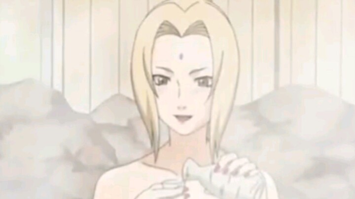 SCENE TSUNADE MANDI AIR HANGAT