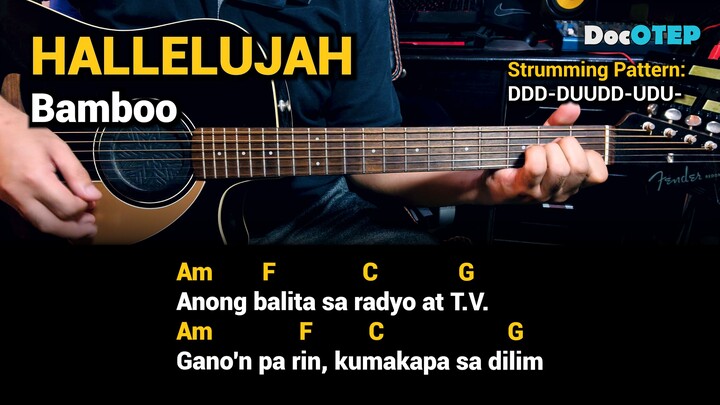 Hallelujah - Bamboo (2005) Easy Guitar Chords Tutorial with Lyrics part 2 SHORTS REELS