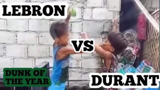 LEBRON JAMES VS KEVIN DURANT | DUNK OF THE YEAR | FACIAL