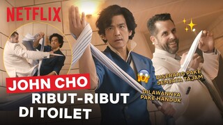 WC Hancur Lebur Akibat John Cho Ngadepin Pembunuh | Cowboy Bebop | Clip