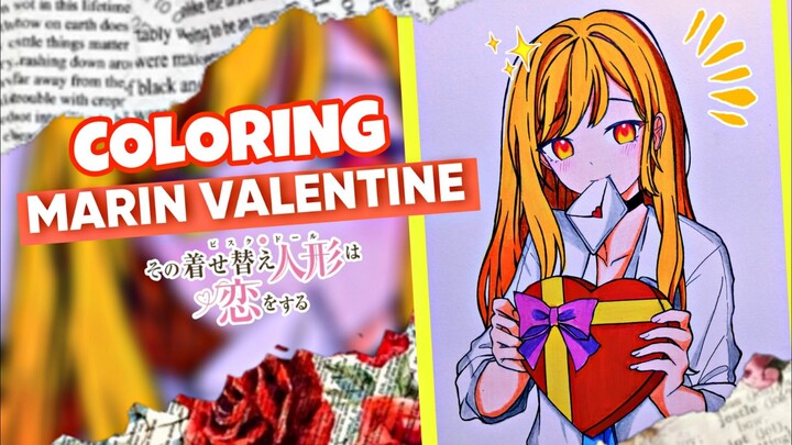 COLORING Marin kitagawa ✨️🥰 [ VALENTINE EDITION ] lambat dikit ga ngaruh*