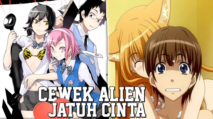 Top 10 Anime Romance Dimana Gadis Alien Jatuh Cinta Pada MC