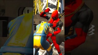 GTA V: Deadpool & Wolverine fight scene #shorts