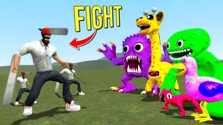 CHAINSAW MAN vs GARTEN OF BANBAN FAMILY!! (Garry's Mod Sandbox)