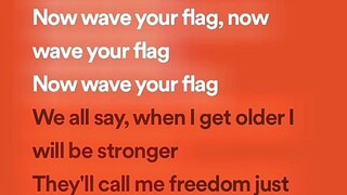 "Wavin flag"