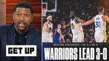 GET UP | Curry, Thompson and Poole are UNSTOPPABLE, Warriors take a 3-0 series lead over the Nuggets