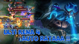 ATLAS ULTI KENA 4 SEMUA LANGSUNG RATAAA - Mobile Legends