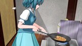 【Oriental MMD】Small umbrella sauce to make fried rice for you!