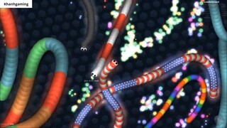 Slither.io 001 Snake vs 94149 Snakes Epic Slitherio Gameplay 12