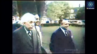 ALBERT EINSTEIN EXPLAIN THEORY OF RELATIVITY | RESTORED RARE VIDEO