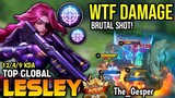 LESLEY BEST BUILD 2022 | TOP GLOBAL LESLEY GAMEPLAY | MOBILE LEGENDS✓