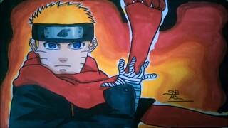 menggambar Naruto uzumaki - Naruto the last (Naruto the movie)