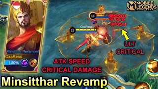 New Revamped Minsitthar Ranked Mode Gameplay - Mobile Legends Bang Bang