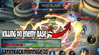 Killing on Enemy Base | Mage Gatotkaca Montage 28 | MLBB