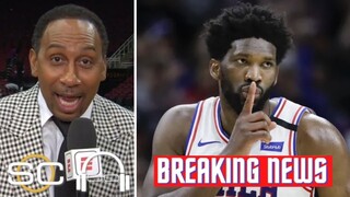 Stephen A. concern Joel has torn ligament in thumb, but Embiid has vowed to play through injury