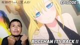 ROMCOM FAVORIT KEMBALI! | Shinigami Bocchan Season 2 Episode 1 REACTION INDO