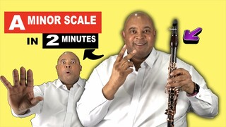How To Play A Minor Scale on Clarinet in 2 Minutes
