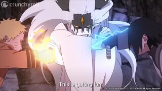 epic combo Naruto Sasuke vs momoshiki,