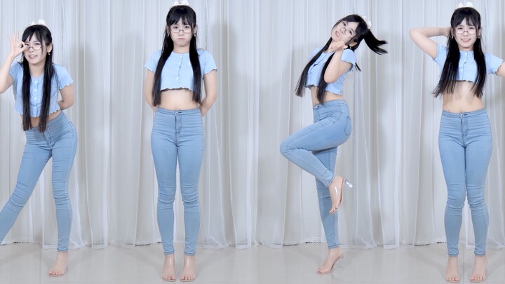 Jeans hak tinggi~Suka es krim~